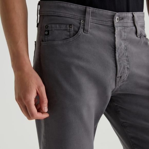 Ag Adriano Goldschmeid The Everett Slim Straight Gray Jeans - 36R - Picture 2 of 16